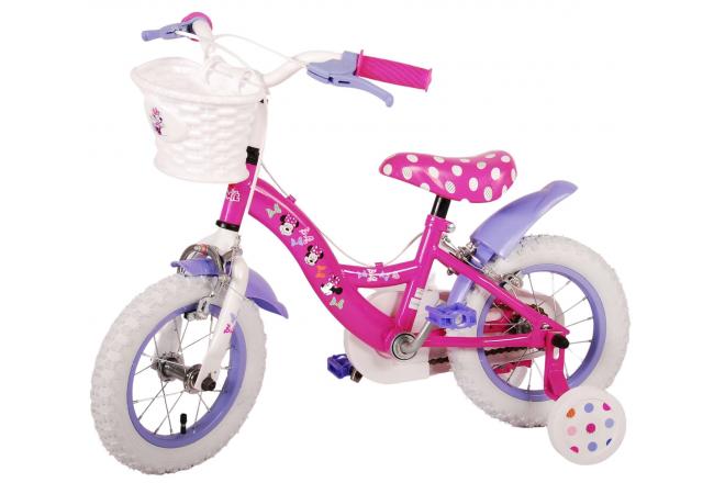 Disney Minnie Cutest Ever! Kinderfahrrad - Mädchen - 12 Zoll - Rosa - Zweihandbremsen