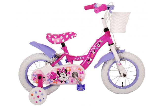 Disney Minnie Cutest Ever! Kinderfahrrad - Mädchen - 12 Zoll - Rosa - Zwei Handbremsen