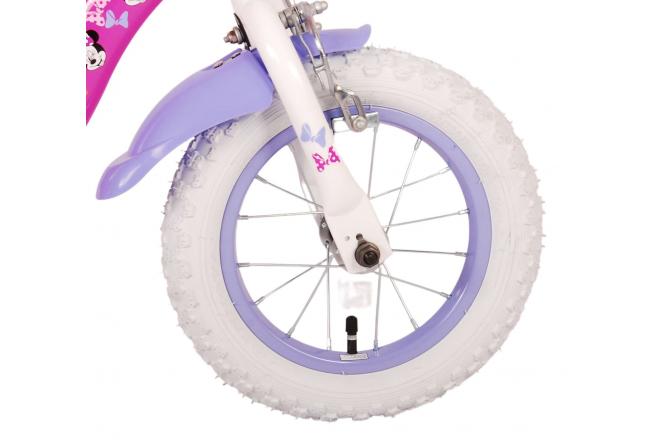 Disney Minnie Cutest Ever! Kinderfahrrad - Mädchen - 12 Zoll - Rosa - Zweihandbremsen