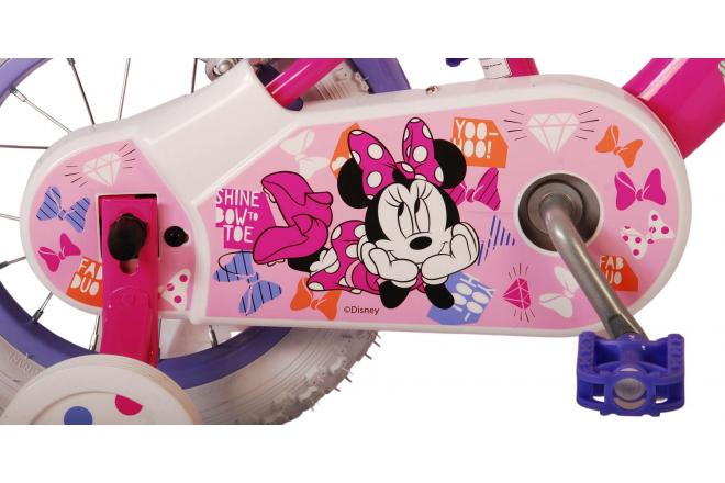 Disney Minnie Cutest Ever! Kinderfahrrad - Mädchen - 12 Zoll - Rosa - Zweihandbremsen