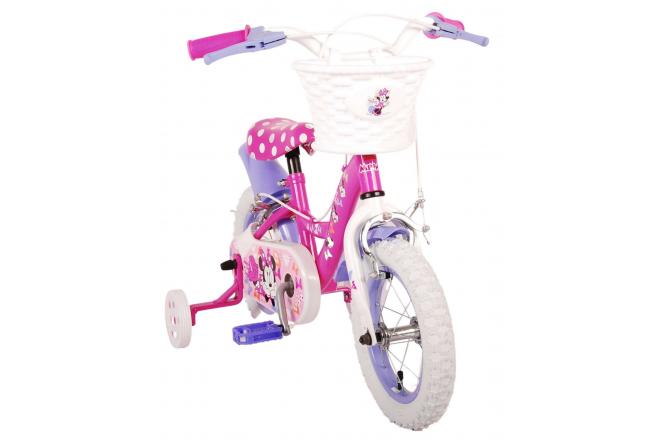 Disney Minnie Cutest Ever! Kinderfahrrad - Mädchen - 12 Zoll - Rosa - Zweihandbremsen