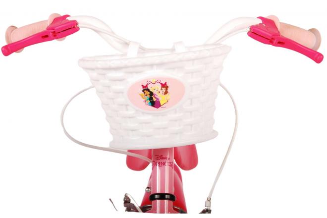 Disney Princess Kinderfahrrad - Mädchen - 14 Zoll - Rosa - Zweihandbremsen