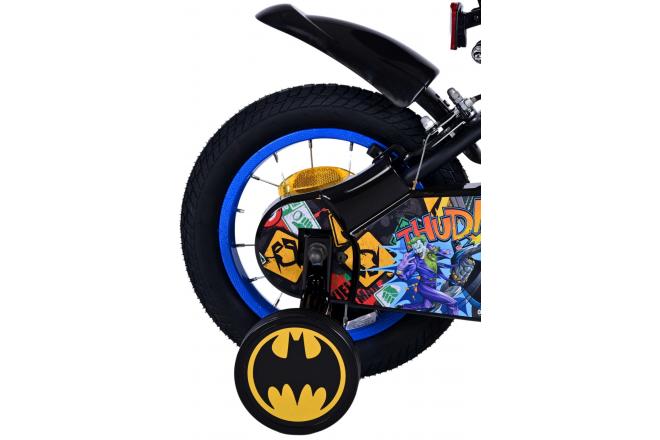 Batman Kinderfahrrad - Jungen - 12 Zoll - Schwarz - Zweihandbremsen