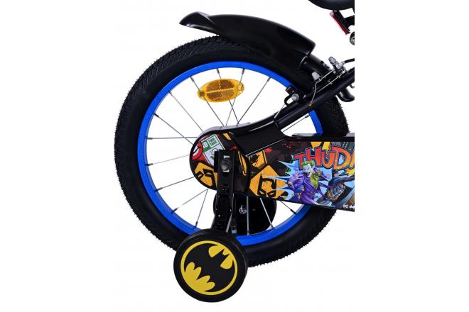 Batman Kinderfahrrad - Jungen - 16 Zoll - Schwarz - Zweihandbremsen