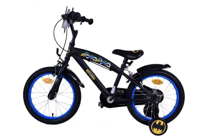 Batman Kinderfahrrad - Jungen - 16 Zoll - Schwarz - Zweihandbremsen