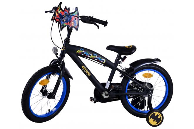 Batman Kinderfahrrad - Jungen - 16 Zoll - Schwarz - Zweihandbremsen