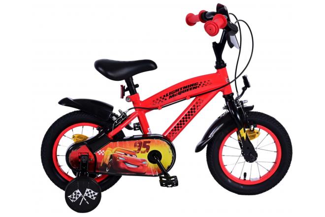 Disney Cars Kinderfahrrad - Jungen - 12 Zoll - Zwei Handbremsen