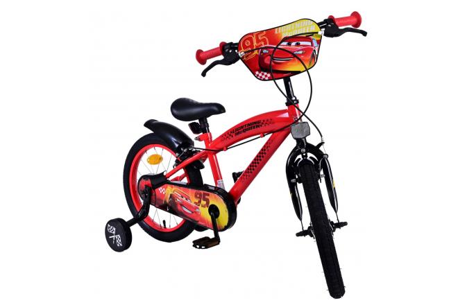 Disney Cars Kinderfahrrad - Jungen - 16 Zoll - Rot - Zwei Handbremsen