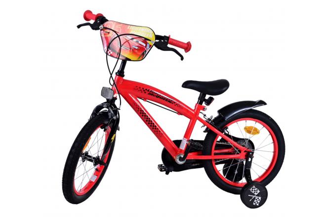 Disney Cars Kinderfahrrad - Jungen - 16 Zoll - Rot - Zwei Handbremsen