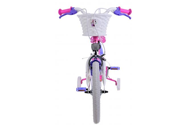 Disney Minnie Kinderfahrrad - Mädchen - 16 Zoll - Rosa - Zweihandbremsen