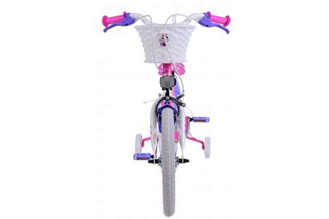 Disney Minnie Kinderfahrrad - Mädchen - 16 Zoll - Rosa - Zweihandbremsen