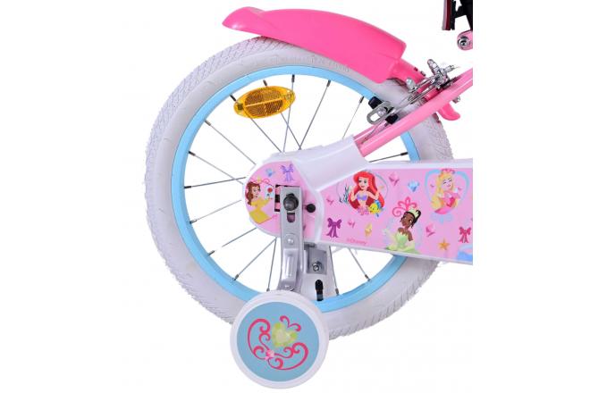 Disney Princess Kinderfahrrad - Mädchen - 16 Zoll - Rosa - Zwei-Hand-Bremsen