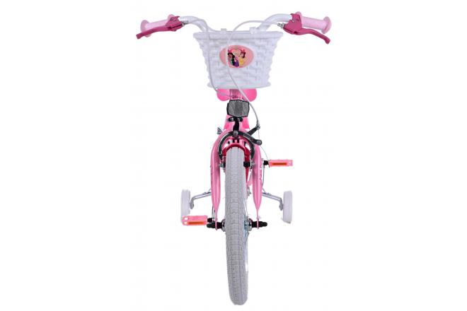 Disney Princess Kinderfahrrad - Mädchen - 16 Zoll - Rosa - Zwei-Hand-Bremsen