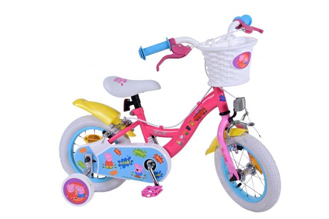 Peppa Pig Kinderfahrrad - Mädchen - 12 Zoll - Pink - Zwei Handbremsen [CLONE]