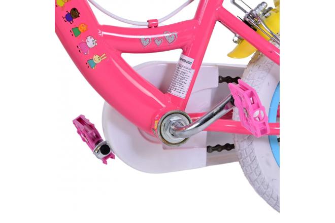 Peppa Pig Kinderfahrrad - Mädchen - 12 Zoll - Pink - Zwei Handbremsen [CLONE]