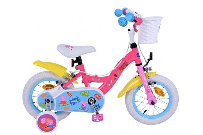 Peppa Pig Kinderfahrrad - Mädchen - 12 Zoll - Pink - Zwei Handbremsen [CLONE]