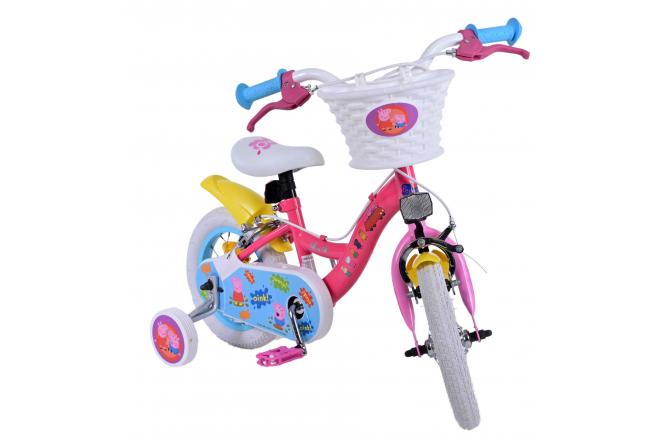 Peppa Pig Kinderfahrrad - Mädchen - 12 Zoll - Pink - Zwei Handbremsen [CLONE]