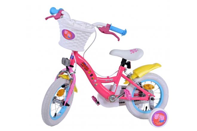 Peppa Pig Kinderfahrrad - Mädchen - 12 Zoll - Pink - Zwei Handbremsen [CLONE]