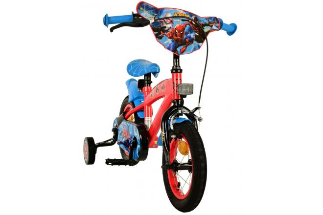 Spider-Man Kinderfahrrad - Jungen - 12 Zoll - Blau/Rot