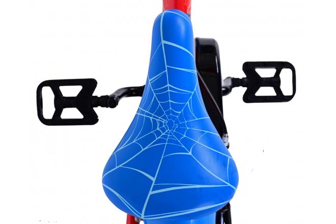 Ultimate Spider-Man Kinderfahrrad - Jungen - 12 Zoll - Blau/Rot - Zweihandbremsen