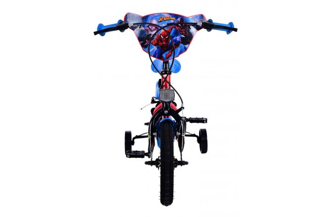 Ultimate Spider-Man Kinderfahrrad - Jungen - 12 Zoll - Blau/Rot - Zweihandbremsen