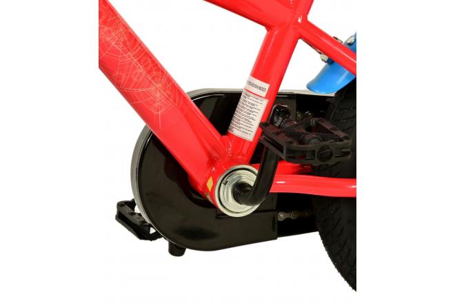 Spider-Man Kinderfahrrad - Jungen - 12 Zoll - Blau/Rot