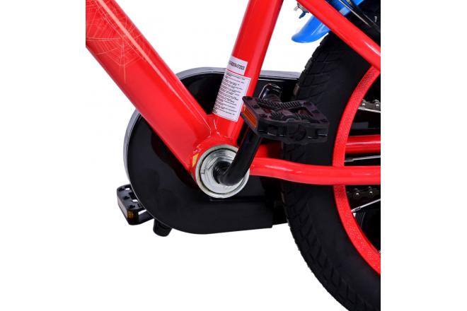 Ultimate Spider-Man Kinderfahrrad - Jungen - 14 Zoll - Blau/Rot - Zweihandbremsen