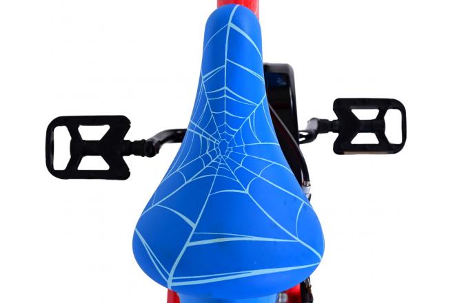 Ultimate Spider-Man Kinderfahrrad - Jungen - 14 Zoll - Blau/Rot - Zweihandbremsen