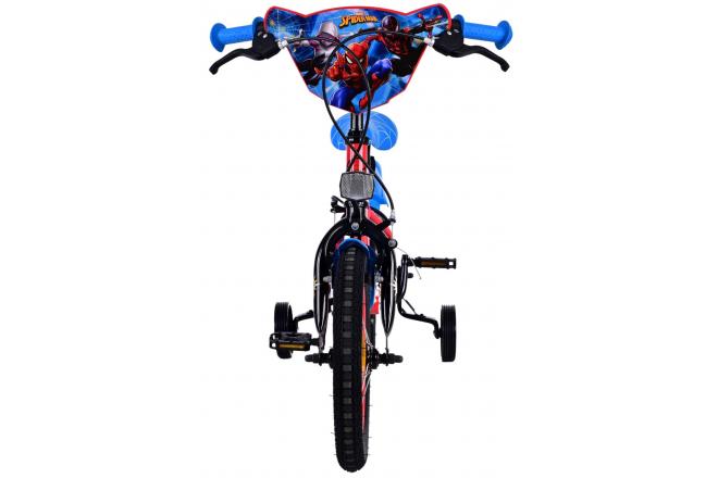 Ultimate Spider-Man Kinderfahrrad - Jungen - 14 Zoll - Blau/Rot - Zweihandbremsen