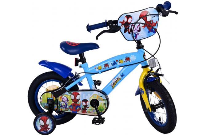 Spidey Kinderfahrrad - Jungen - 12 Zoll - Blau - Zweihandbremsen