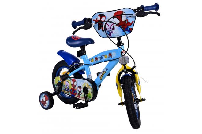 Spidey Kinderfahrrad - Jungen - 12 Zoll - Blau - Zweihandbremsen