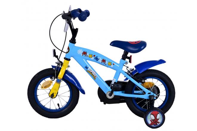 Spidey Kinderfahrrad - Jungen - 12 Zoll - Blau - Zweihandbremsen