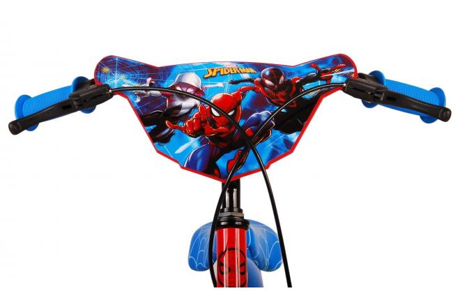 Ultimate Spider-Man Kinderfahrrad - Jungen - 16 Zoll - Blau/Rot - Zwei Handbremsen