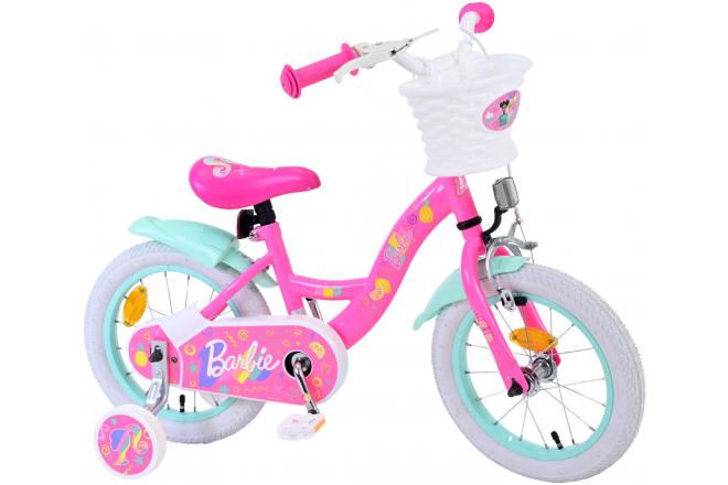 Barbie Kinderfahrrad - Mädchen - 14 Zoll - Rosa