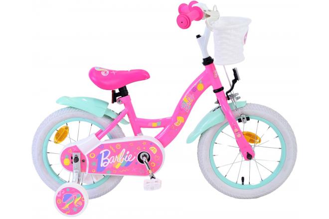 Barbie Kinderfahrrad - Mädchen - 14 Zoll - Rosa