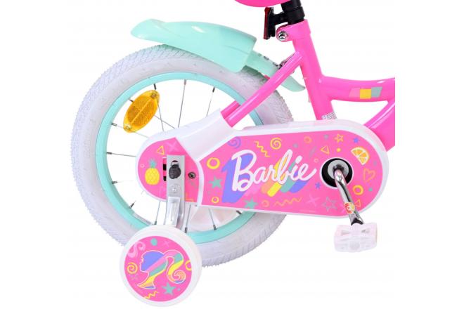 Barbie Kinderfahrrad - Mädchen - 14 Zoll - Rosa