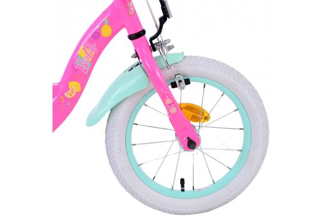 Barbie Kinderfahrrad - Mädchen - 14 Zoll - Rosa