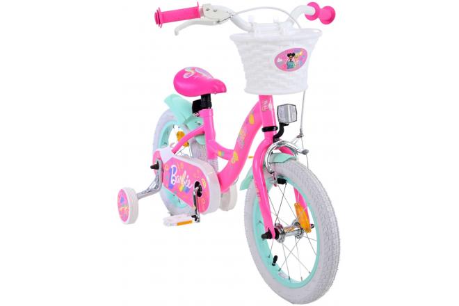 Barbie Kinderfahrrad - Mädchen - 14 Zoll - Rosa