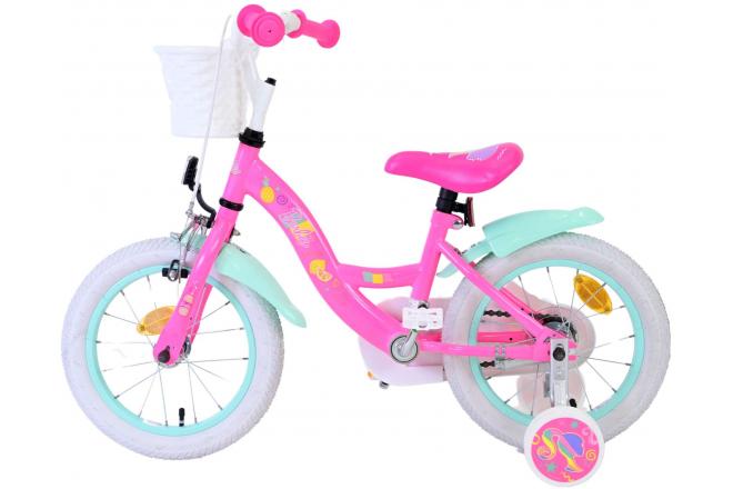 Barbie Kinderfahrrad - Mädchen - 14 Zoll - Rosa