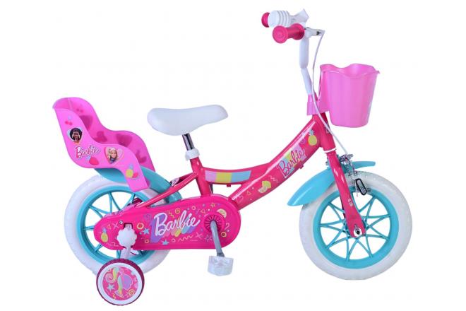 Barbie Kinderfahrrad - Mädchen - 12 Zoll - Rosa