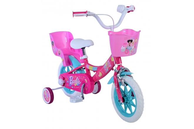 Barbie Kinderfahrrad - Mädchen - 12 Zoll - Rosa