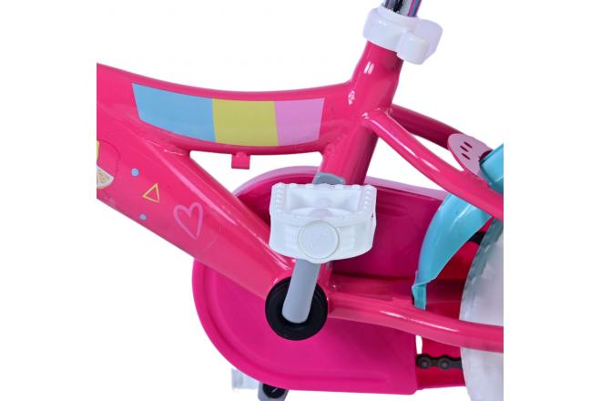 Barbie Kinderfahrrad - Mädchen - 12 Zoll - Rosa