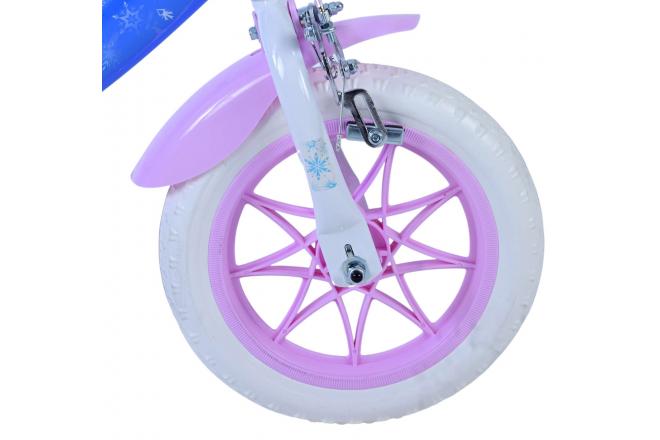 Disney Frozen Kinderfahrrad - Mädchen - 12 Zoll - Blau