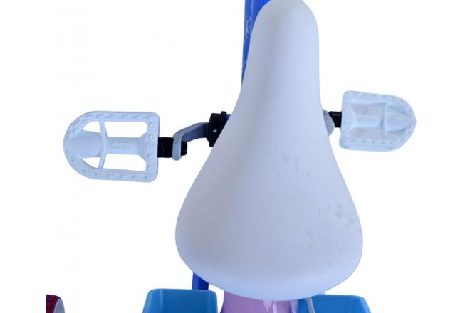 Disney Frozen Kinderfahrrad - Mädchen - 12 Zoll - Blau