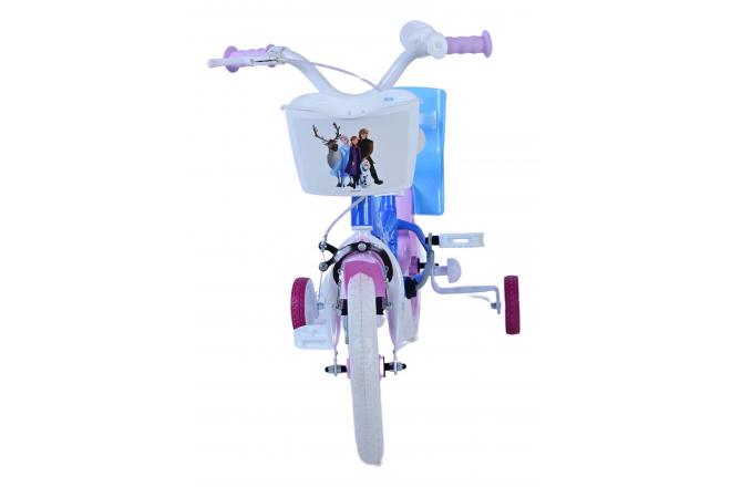 Disney Frozen Kinderfahrrad - Mädchen - 12 Zoll - Blau