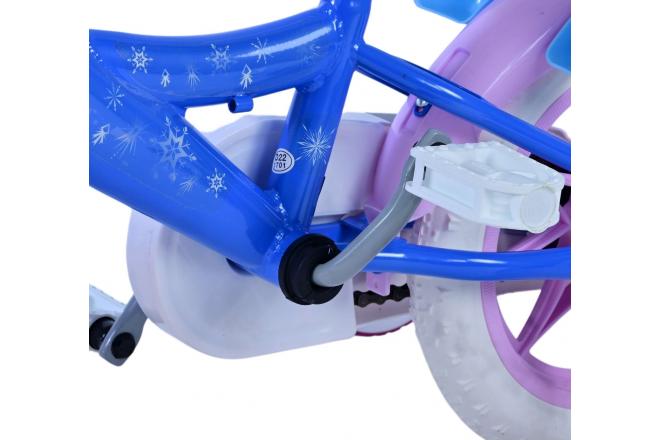 Disney Frozen Kinderfahrrad - Mädchen - 12 Zoll - Blau