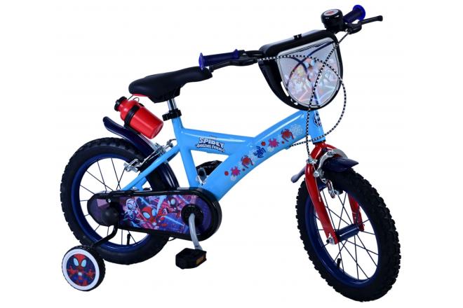 Spidey Kinderfahrrad - Jungen - 14 Zoll - Blau - Zweihandbremsen