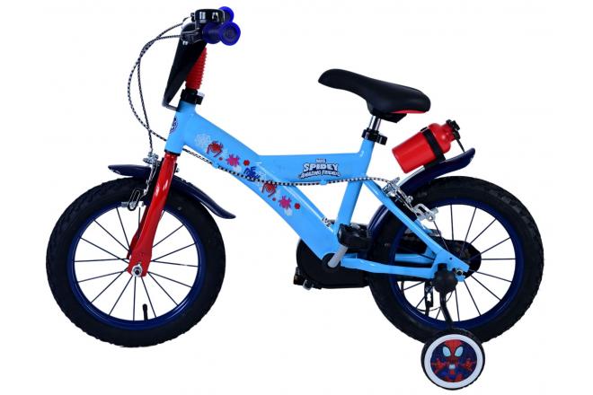 Spidey Kinderfahrrad - Jungen - 14 Zoll - Blau - Zweihandbremsen