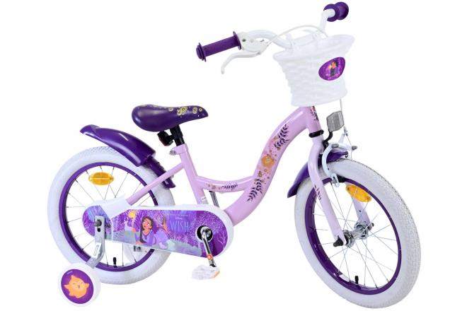 Disney Stitch Kinderfahrrad - Mädchen - 16 Zoll - Creme Koralle Blau [CLONE]