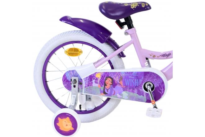 Disney Stitch Kinderfahrrad - Mädchen - 16 Zoll - Creme Koralle Blau [CLONE]